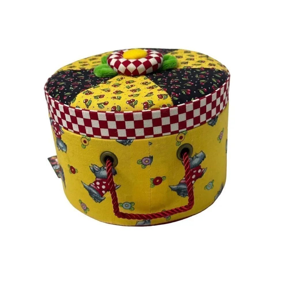 Mary Engelbreit Dritz Sewing Box with Scotties NWT! - Picture 7 of 13